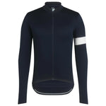 RAPHA Men's Classic Long Sleeve Jersey - Dark Navy/White/Light Blue