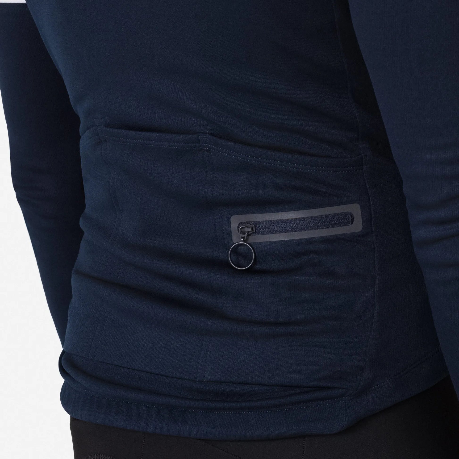 RAPHA Men's Classic Long Sleeve Jersey - Dark Navy/White/Light Blue