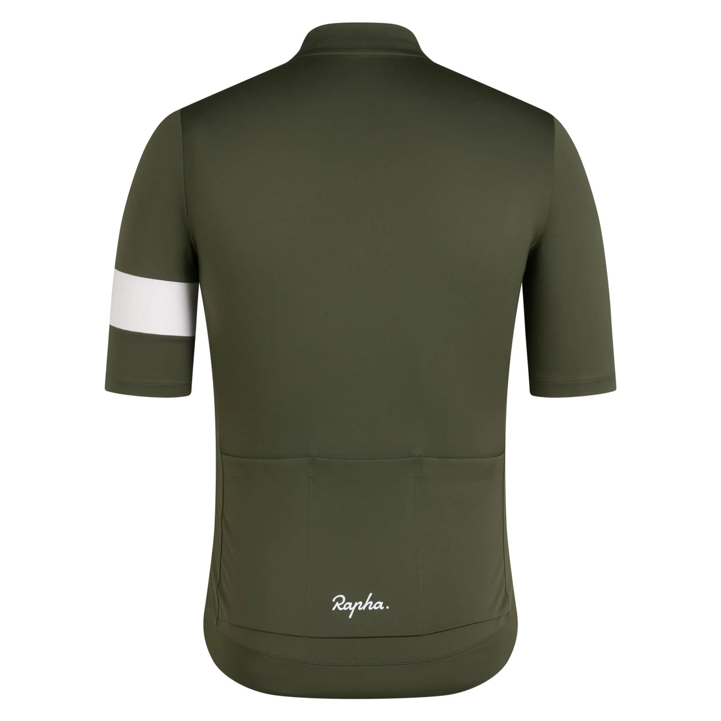 RAPHA Men's Core Jersey - Dark Green/White