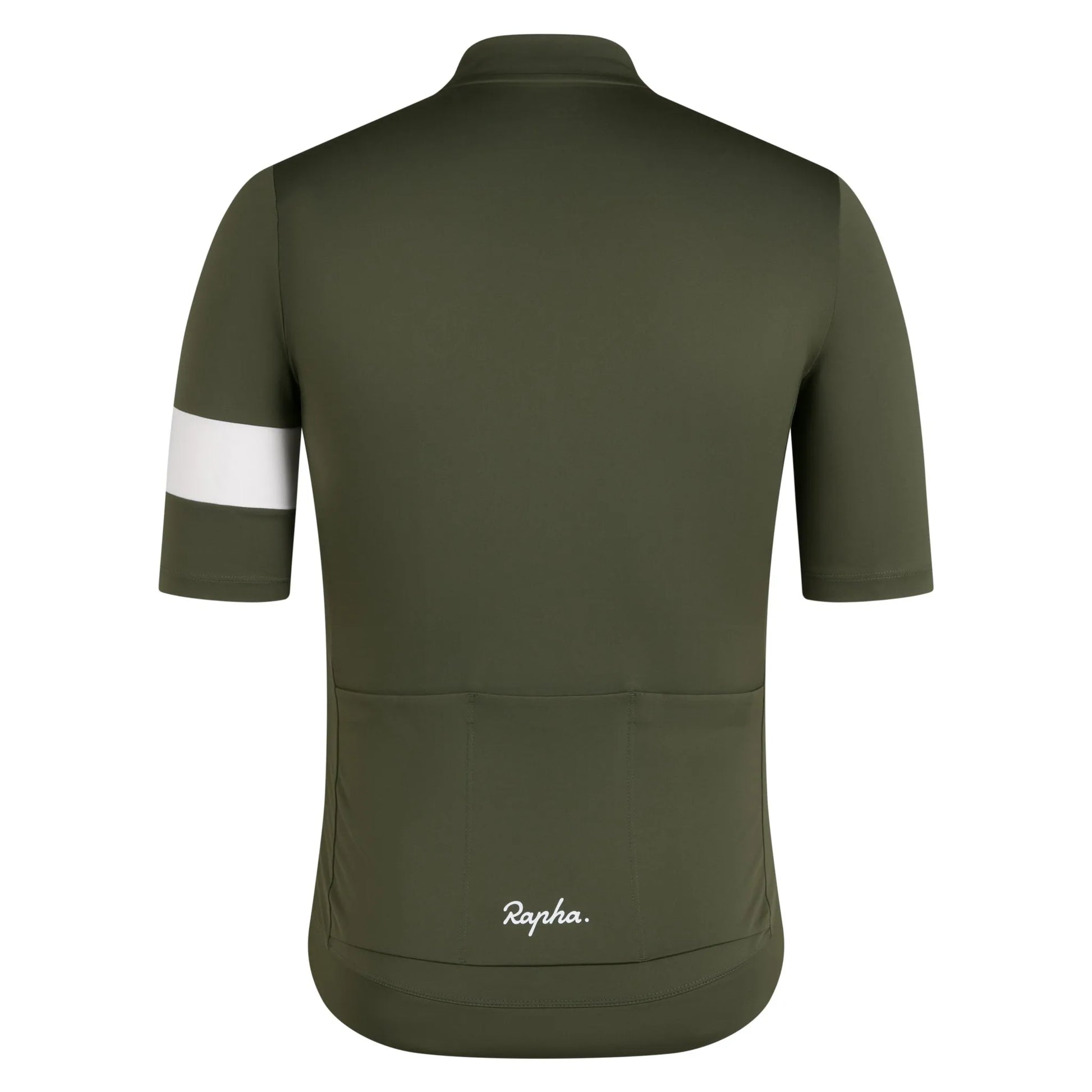 RAPHA Men's Core Jersey - Dark Green/White
