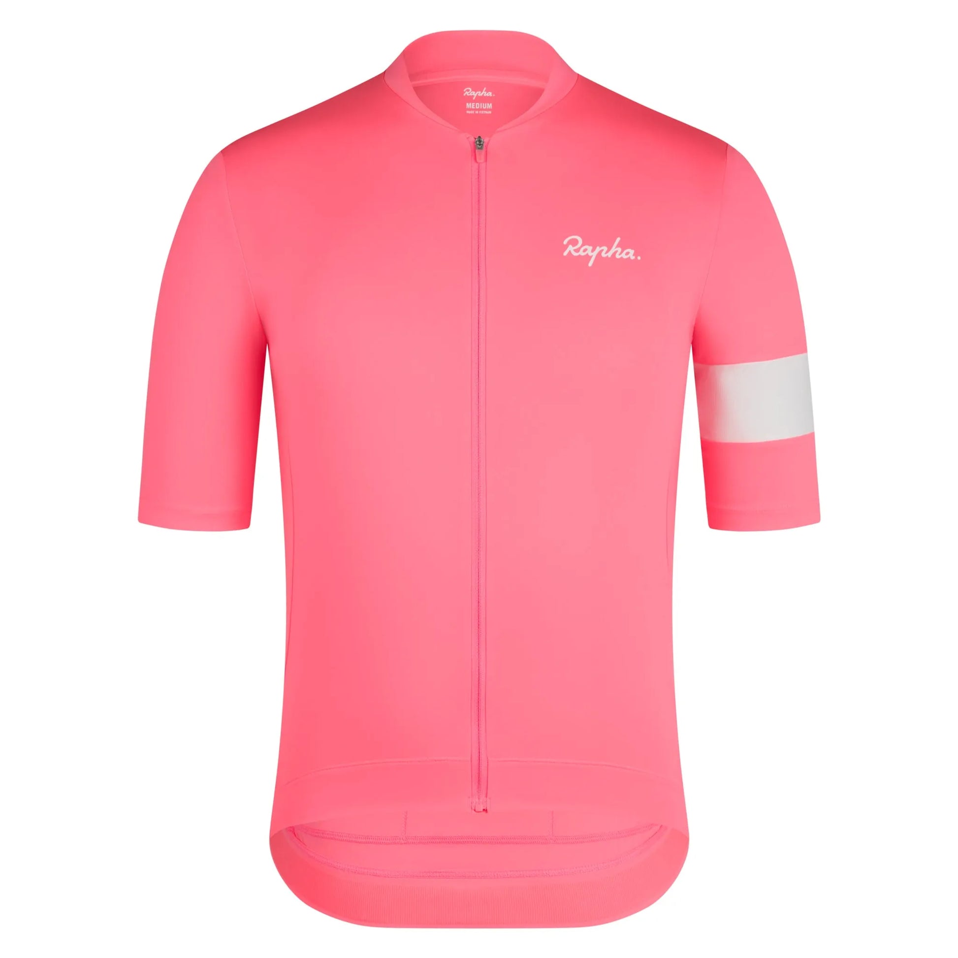 RAPHA Men's Core Jersey - High-Vis Pink/White