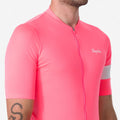 RAPHA Men's Core Jersey - High-Vis Pink/White