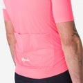 RAPHA Men's Core Jersey - High-Vis Pink/White