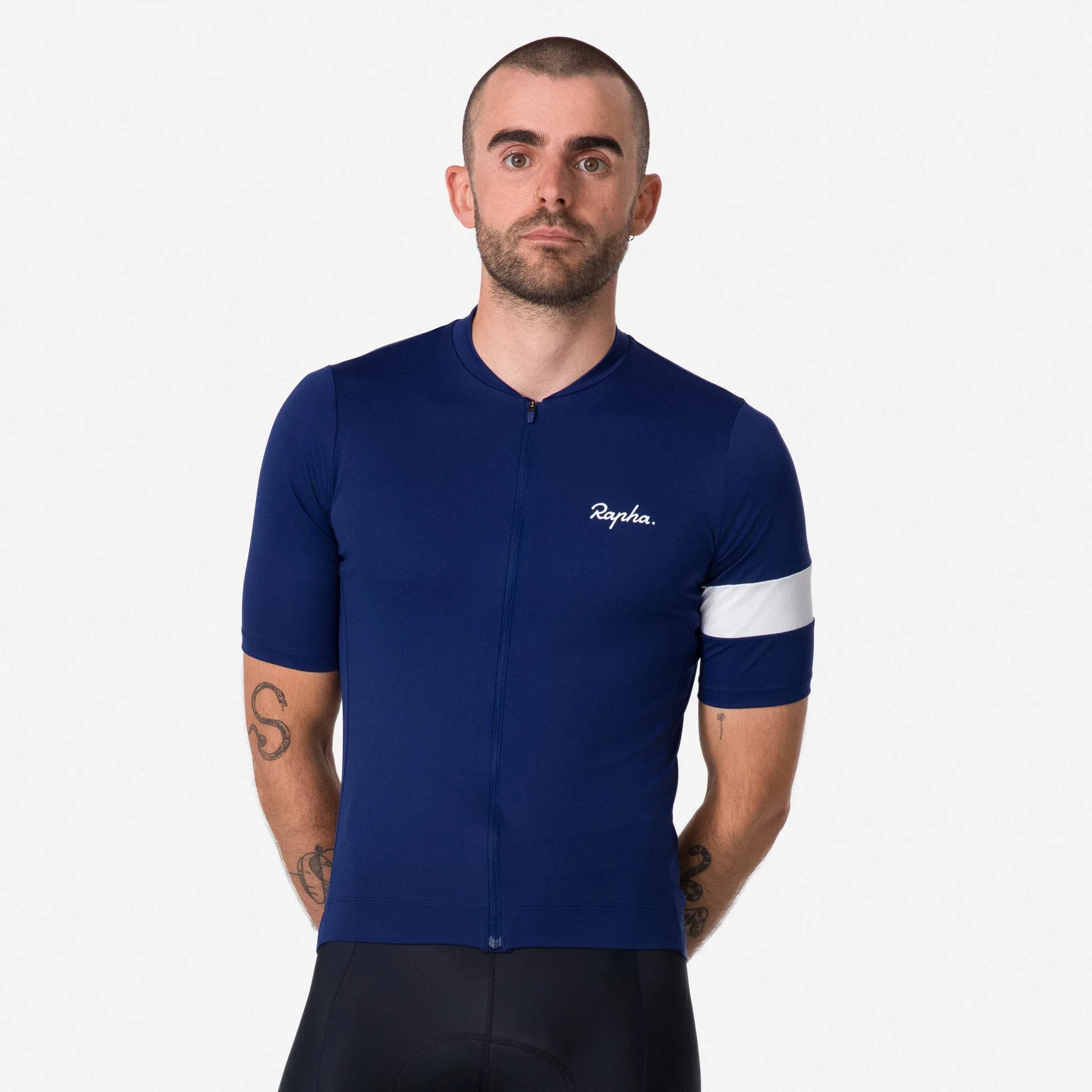 RAPHA Men's Core Jersey - Navy/White