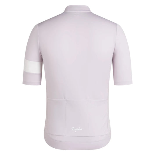 RAPHA Men's Core Jersey - Pale Lilac/White