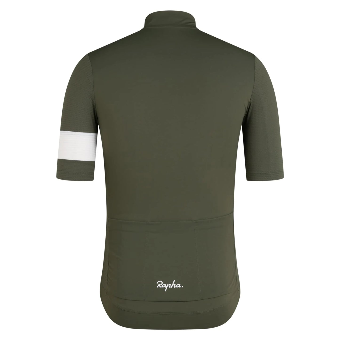 RAPHA Men's Core Lightweight Jersey - Dark Green/White