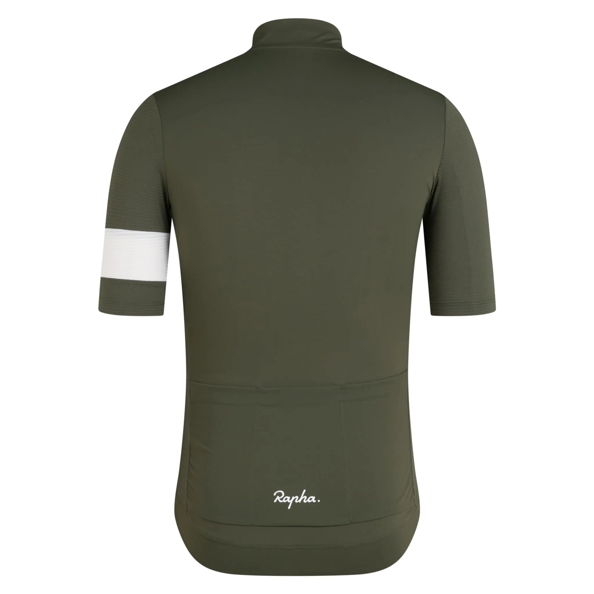 RAPHA Men's Core Lightweight Jersey - Dark Green/White