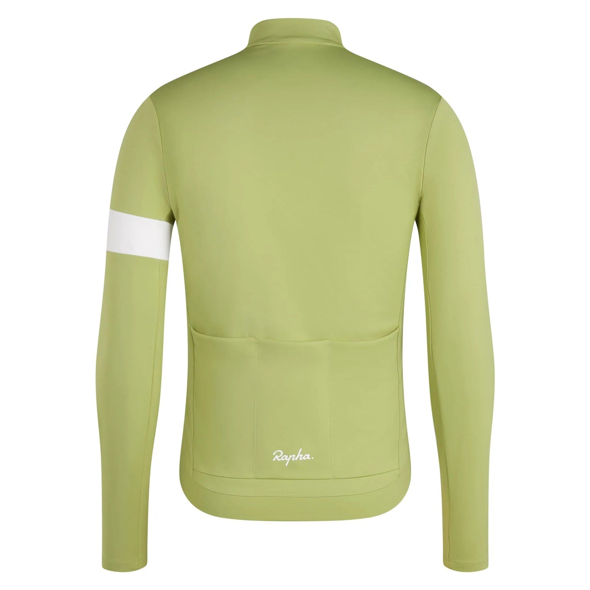 RAPHA Men's Core Thermal Long Sleeve Jersey - Fern/White