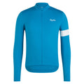 RAPHA Men's Core Thermal Long Sleeve Jersey - Teal Blue/White