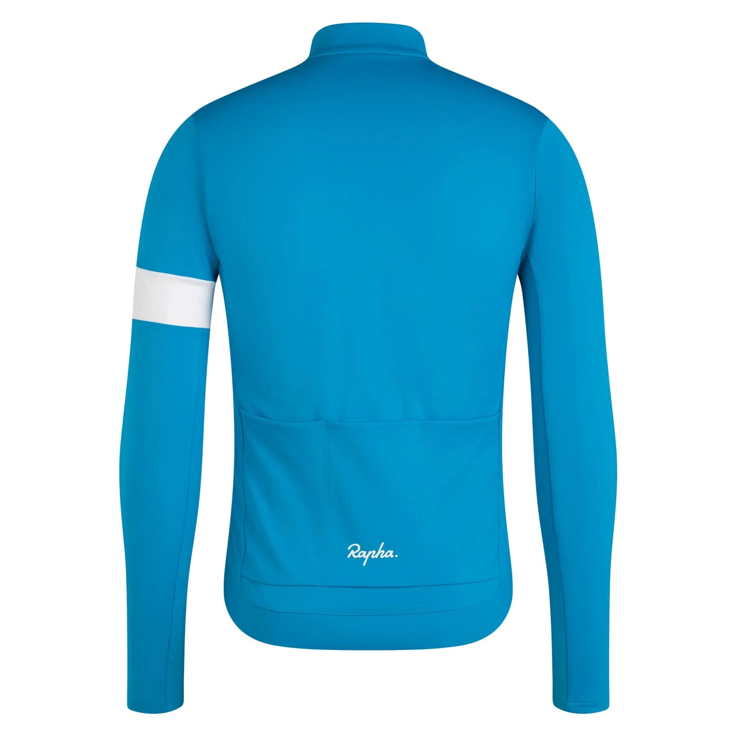 RAPHA Men's Core Thermal Long Sleeve Jersey - Teal Blue/White