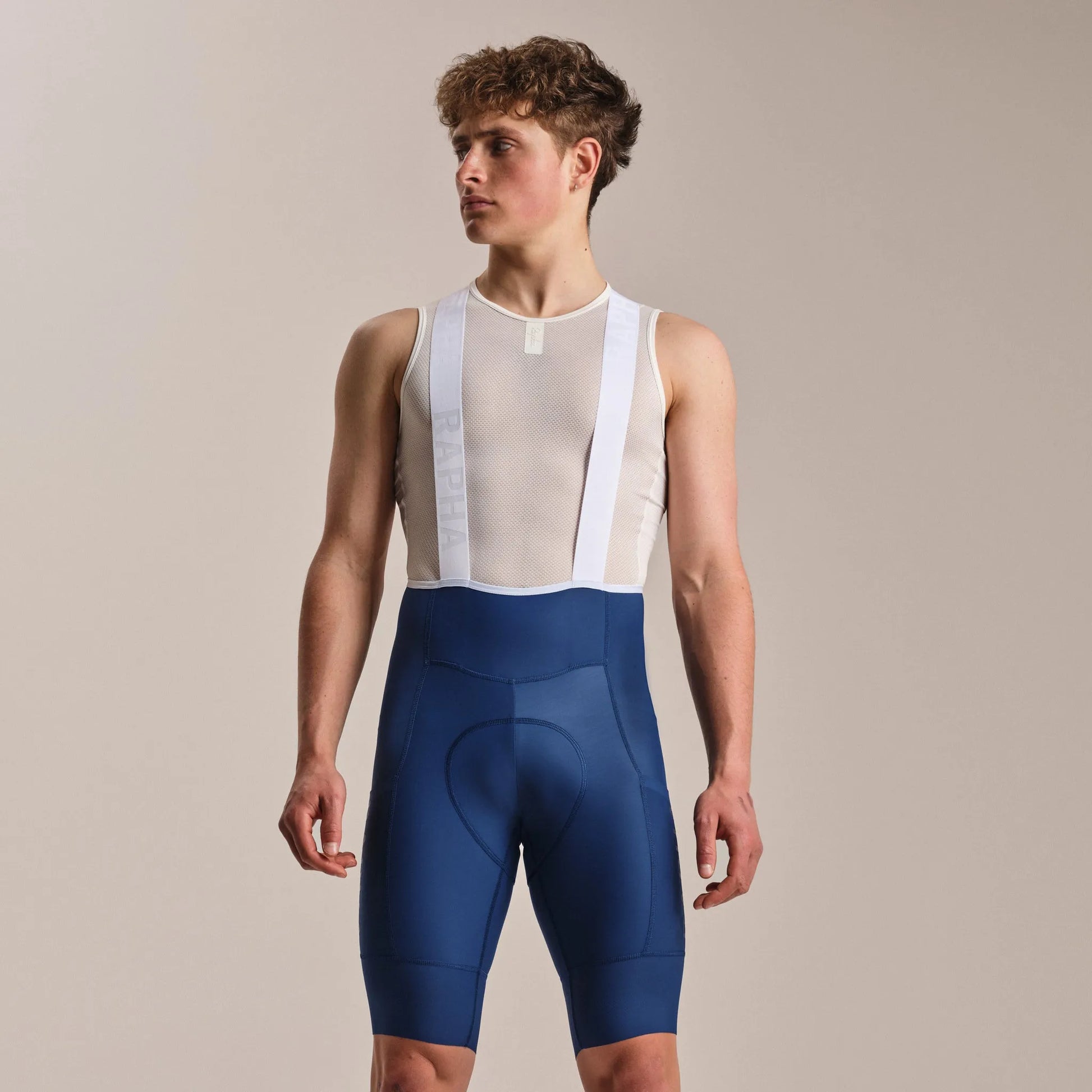RAPHA Men's Pro Team Cargo Bib Shorts - Regular - Fossil Blue/Black