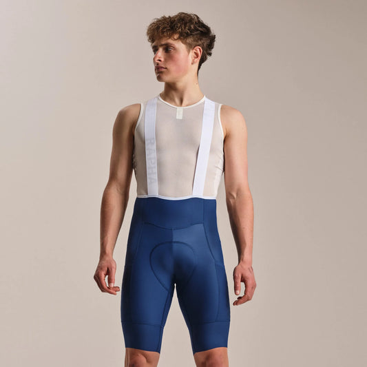 RAPHA Men's Pro Team Cargo Bib Shorts - Regular - Fossil Blue/Black