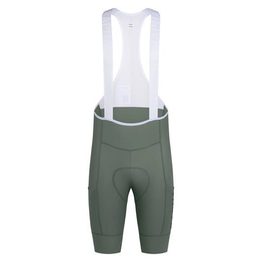 RAPHA Men's Pro Team Cargo Bib Shorts - Regular - Laurel/White