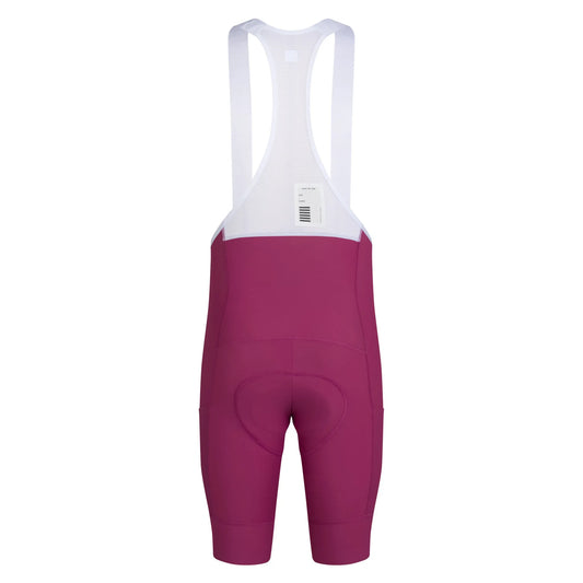 RAPHA Men's Pro Team Cargo Bib Shorts - Regular - Raspberry/White