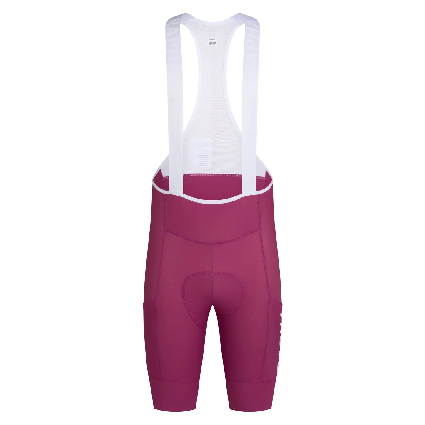 RAPHA Men's Pro Team Cargo Bib Shorts - Regular - Raspberry/White