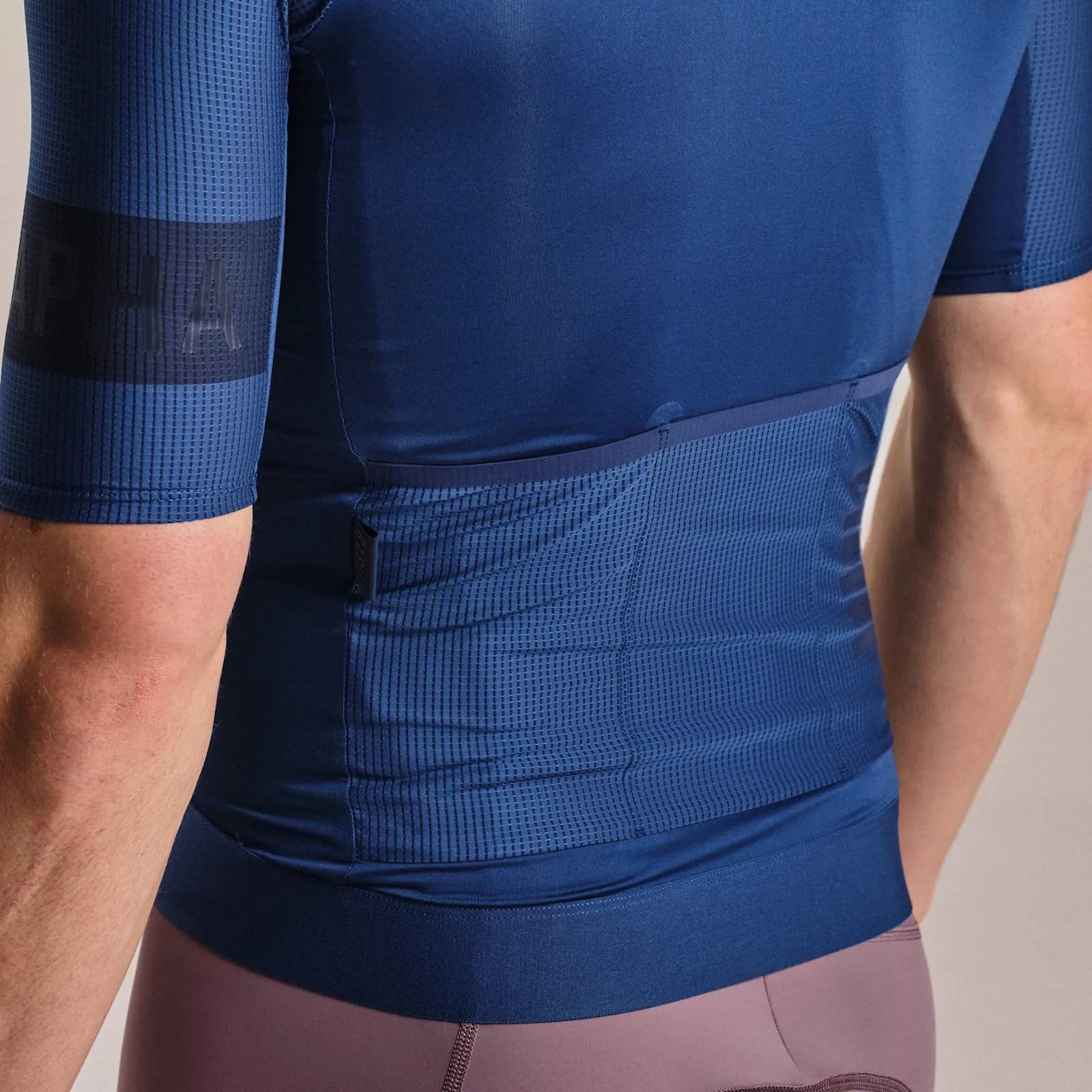 RAPHA Men's Pro Team Jersey II - Fossil Blue/Marine Blue