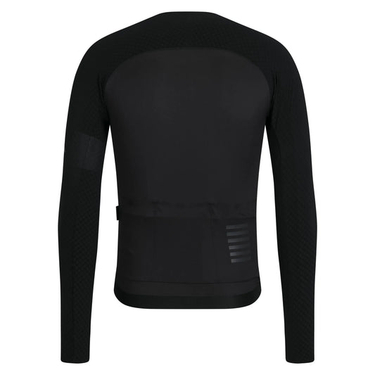 RAPHA Men's Pro Team Long Sleeve Aero Jersey - Black/Black - Próxima Reposición de Existencias