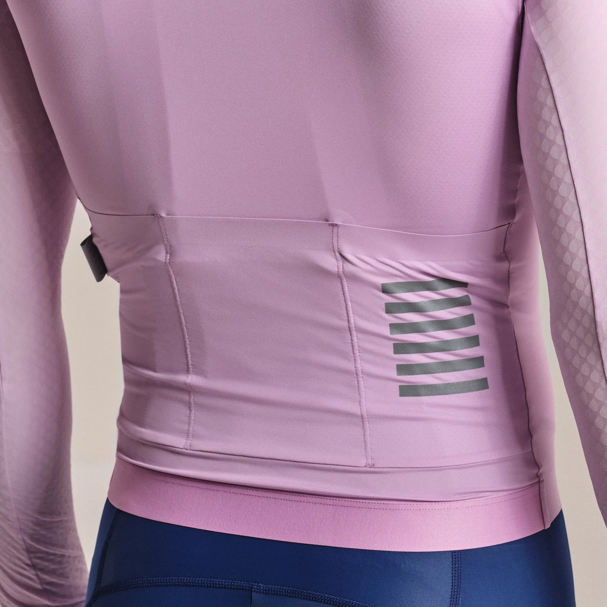RAPHA Men's Pro Team Long Sleeve Aero Jersey - Quartz/Silver