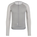RAPHA Men's Pro Team Long Sleeve Aero Jersey - Smoky Silver/White