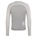RAPHA Men's Pro Team Long Sleeve Aero Jersey - Smoky Silver/White