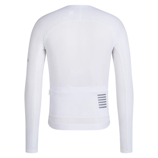 RAPHA Men's Pro Team Long Sleeve Aero Jersey - White/White
