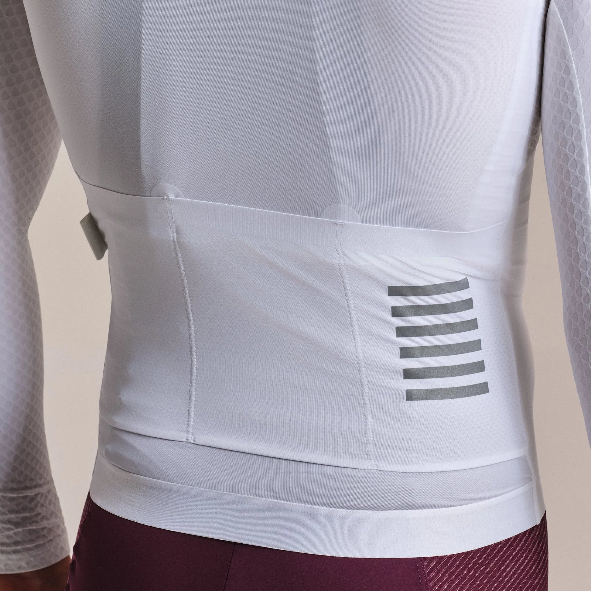 RAPHA Men's Pro Team Long Sleeve Aero Jersey - White/White