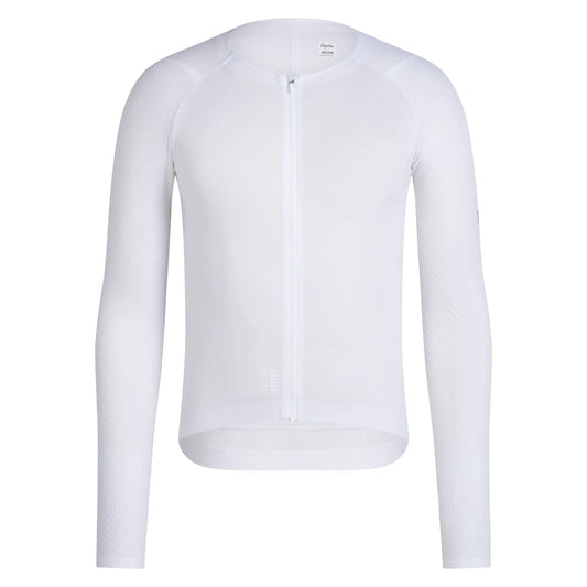 RAPHA Men's Pro Team Long Sleeve Aero Jersey - White/White