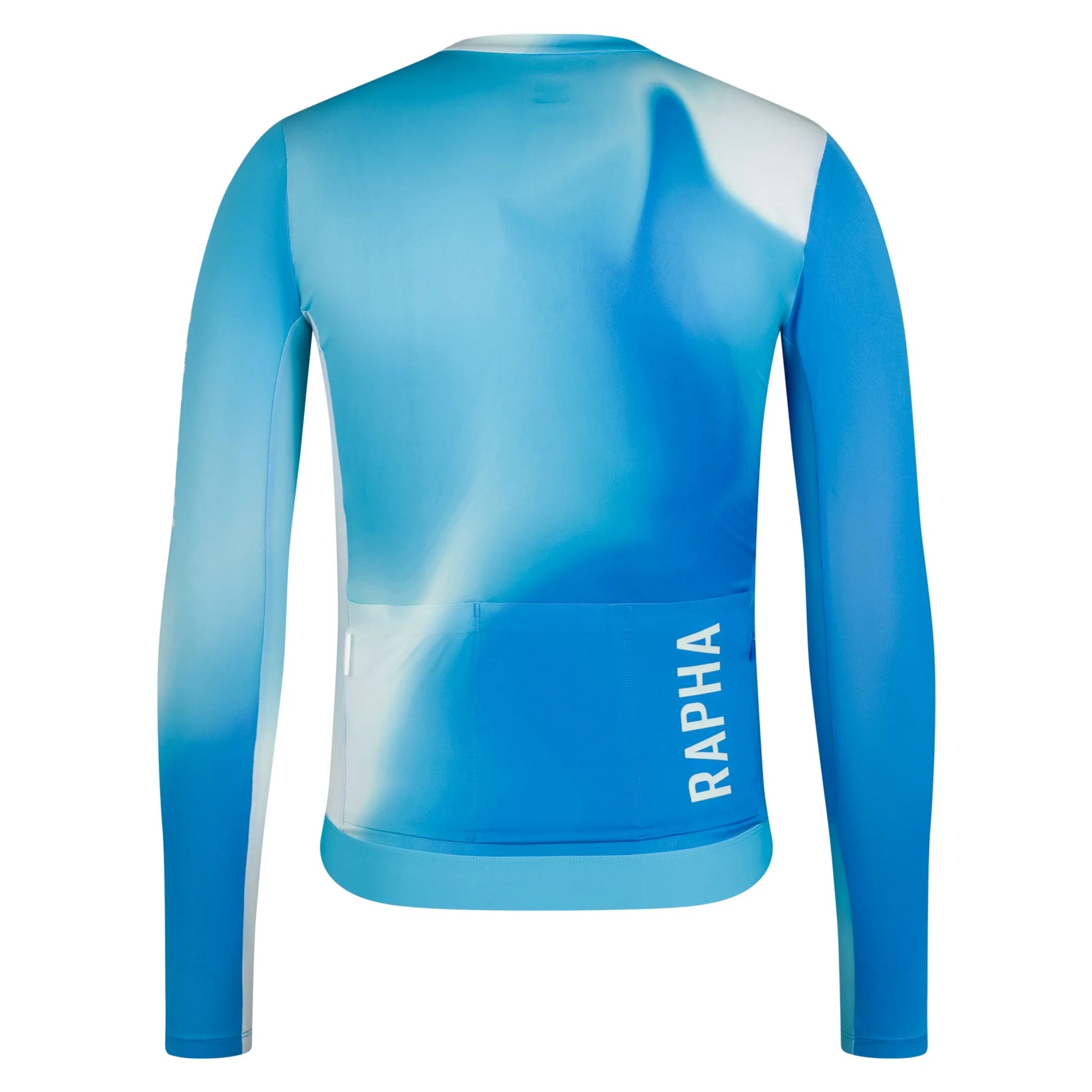 RAPHA Men's Pro Team Long Sleeve Lightweight Jersey III - Surface Print - Turquoise
