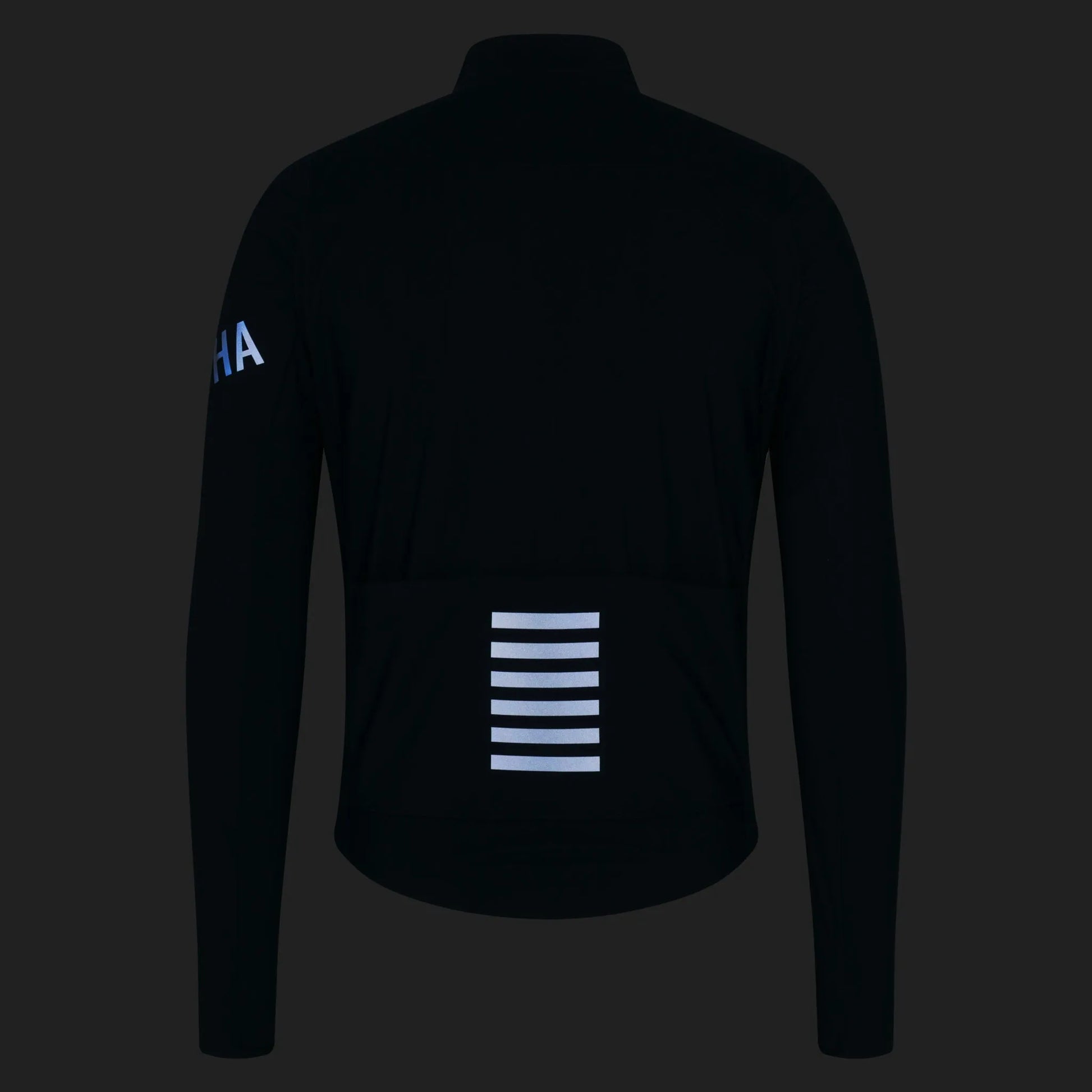 RAPHA Men's Pro Team Long Sleeve Shadow Jersey - Carbono