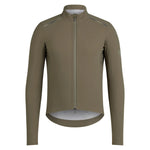 RAPHA Men's Pro Team Long Sleeve Shadow Jersey - Verde Musgo/Blanco