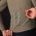 RAPHA Men's Pro Team Long Sleeve Shadow Jersey - Verde Musgo/Blanco