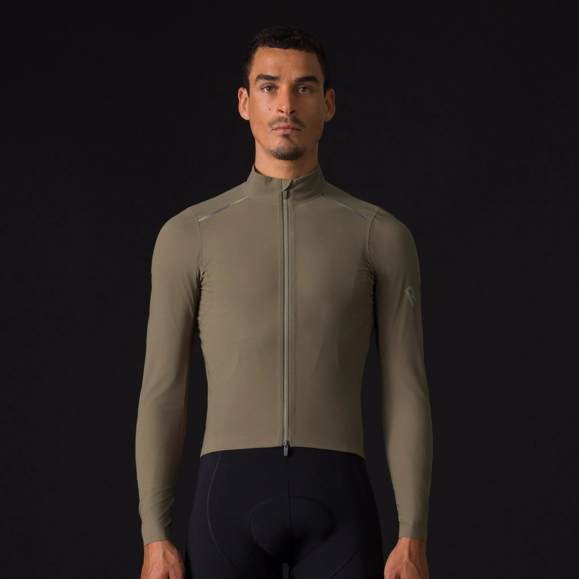 RAPHA Men's Pro Team Long Sleeve Shadow Jersey - Verde Musgo/Blanco