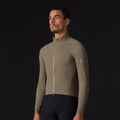 RAPHA Men's Pro Team Long Sleeve Shadow Jersey - Verde Musgo/Blanco