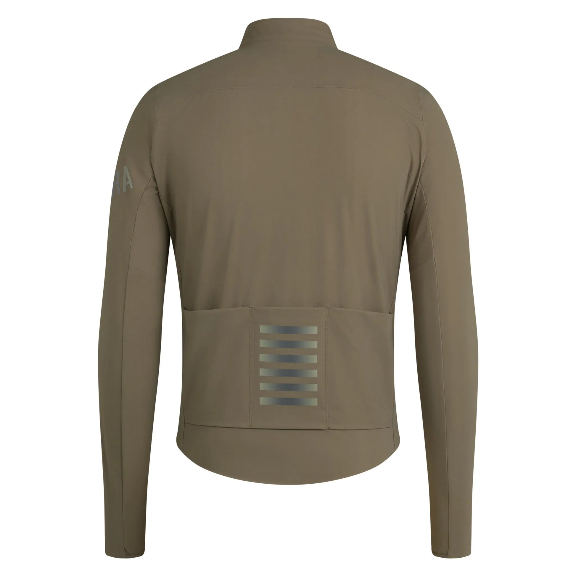 RAPHA Men's Pro Team Long Sleeve Shadow Jersey - Verde Musgo/Blanco