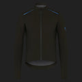 RAPHA Men's Pro Team Long Sleeve Shadow Jersey - Verde Musgo/Blanco