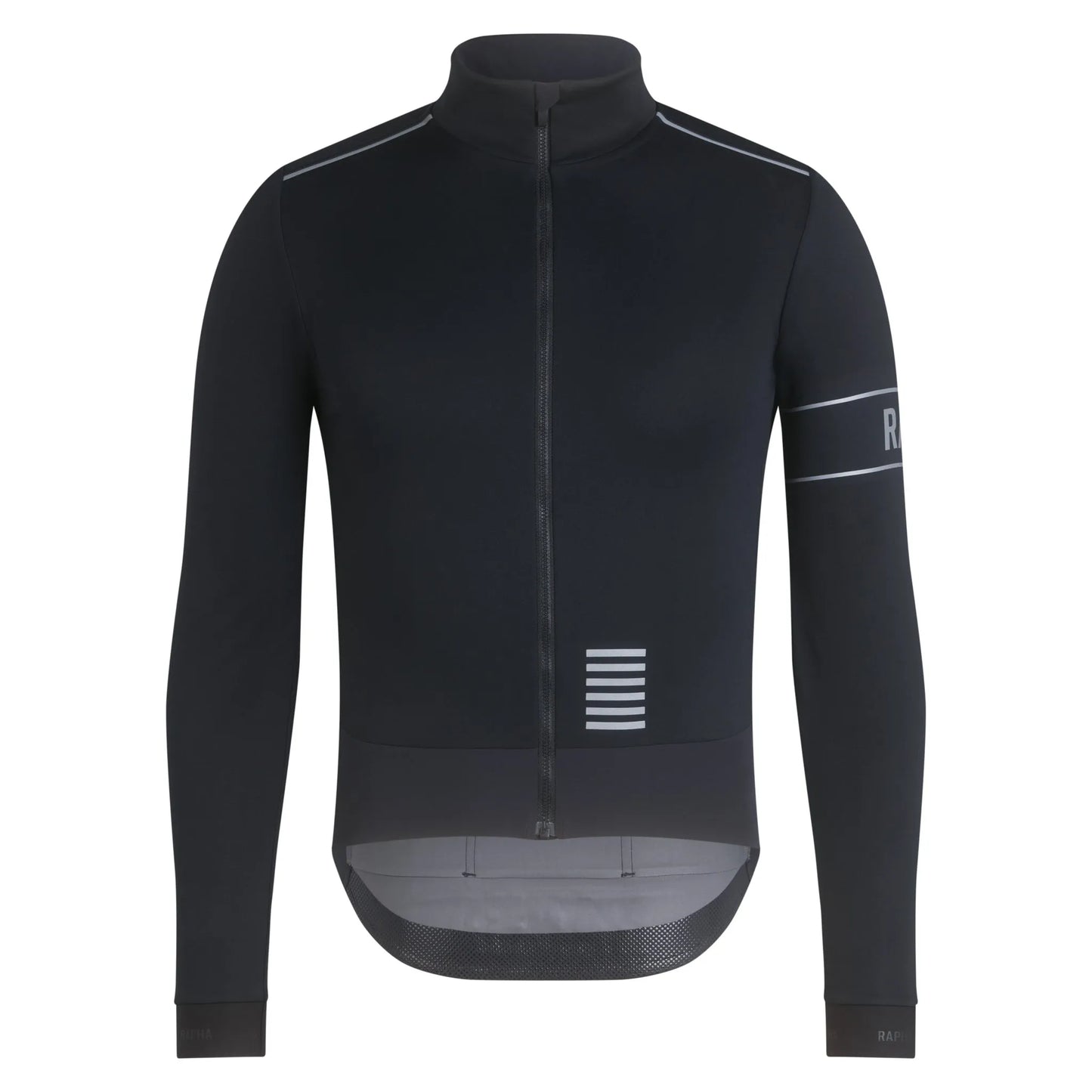 RAPHA Men's Pro Team Long Sleeve Windstopper Jersey - Black/Black