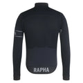 RAPHA Men's Pro Team Long Sleeve Windstopper Jersey - Black/Black