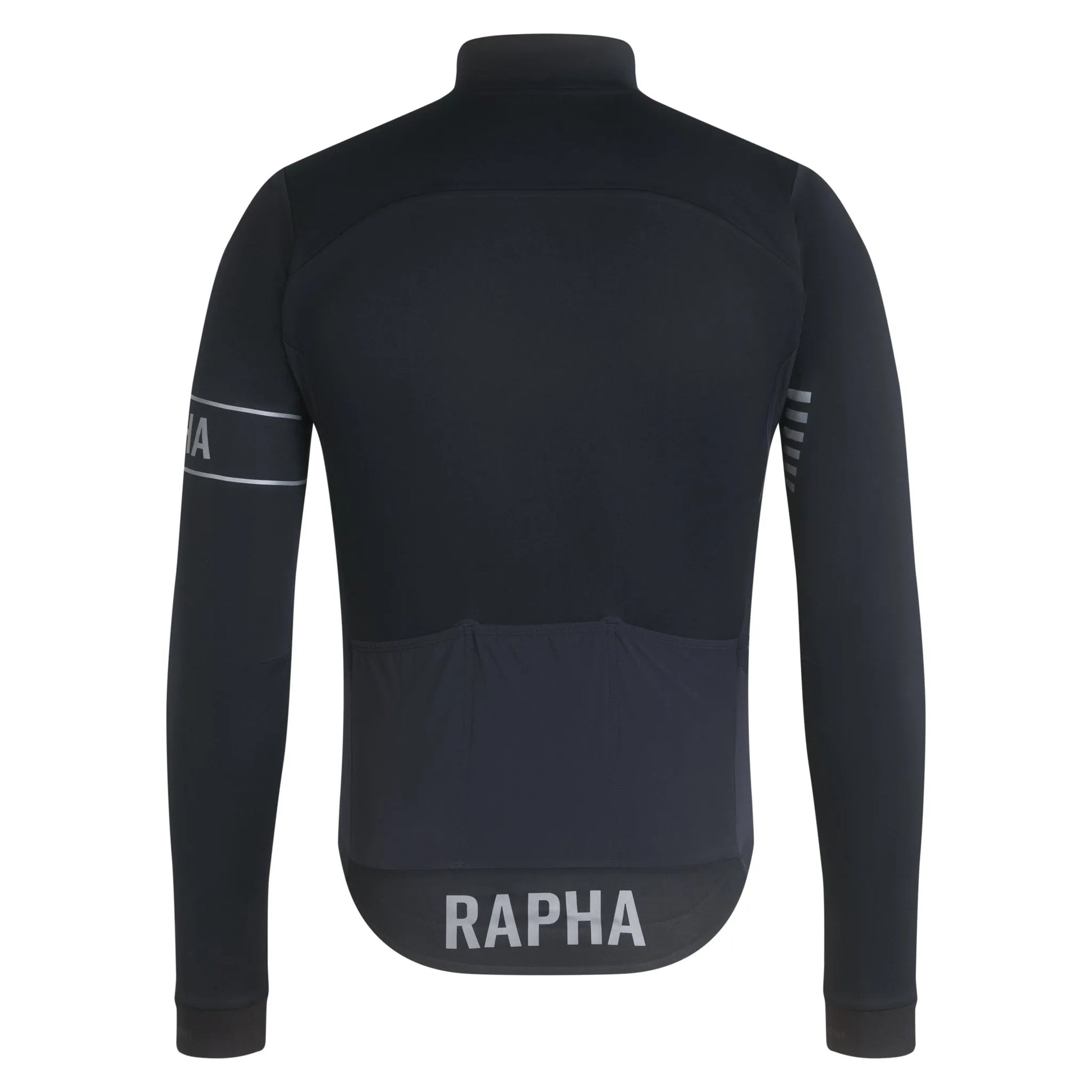 RAPHA Men's Pro Team Long Sleeve Windstopper Jersey - Black/Black