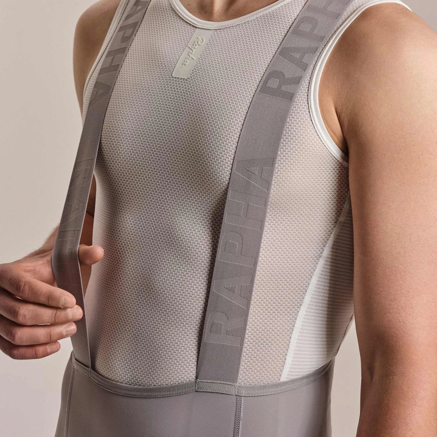 RAPHA Men's Pro Team Training Bib Shorts II Regular - Smoky Silver/Smoky Silver