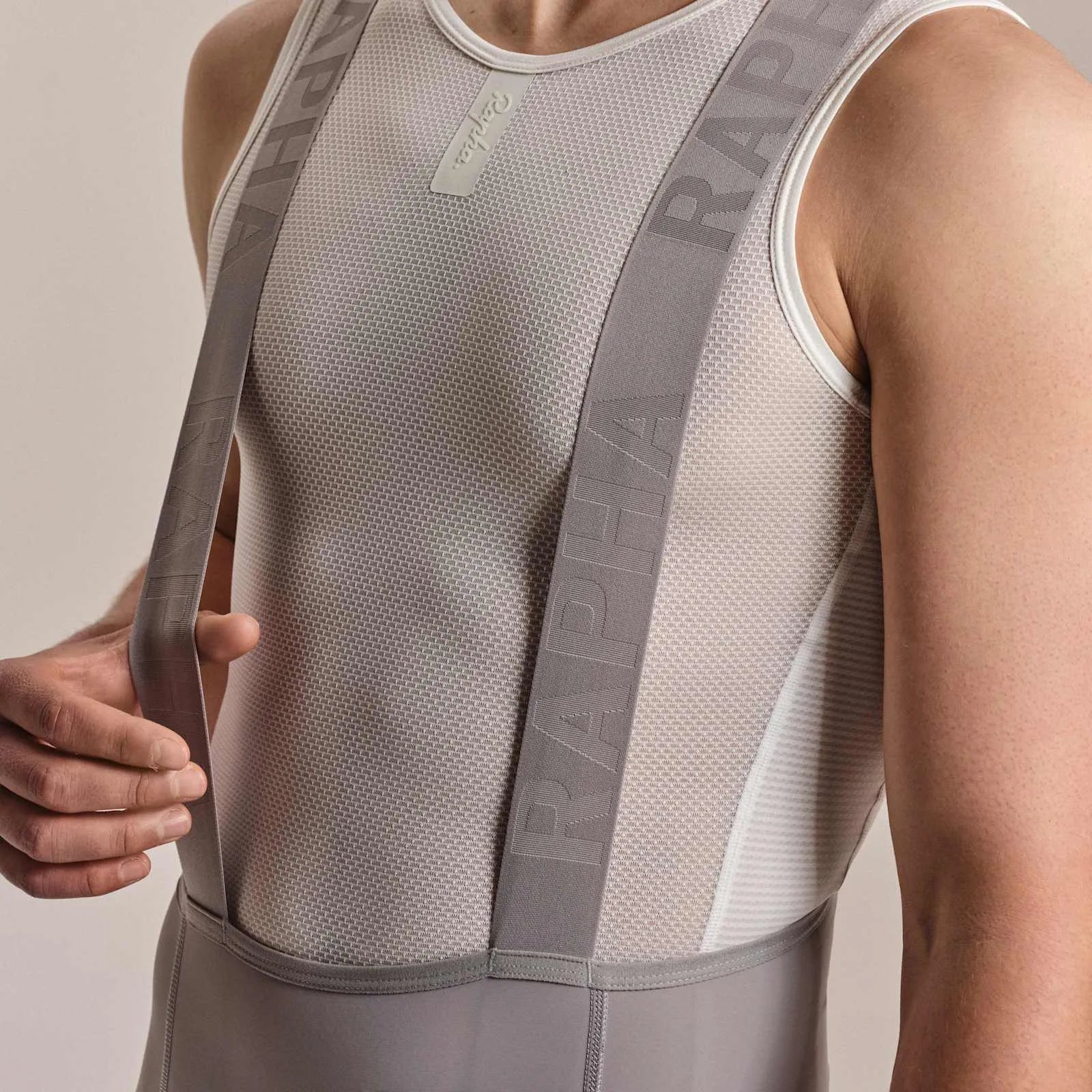 RAPHA Men's Pro Team Training Bib Shorts II Regular - Smoky Silver/Smoky Silver