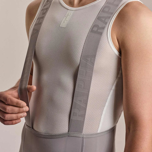RAPHA Men's Pro Team Training Bib Shorts II Regular - Smoky Silver/Smoky Silver