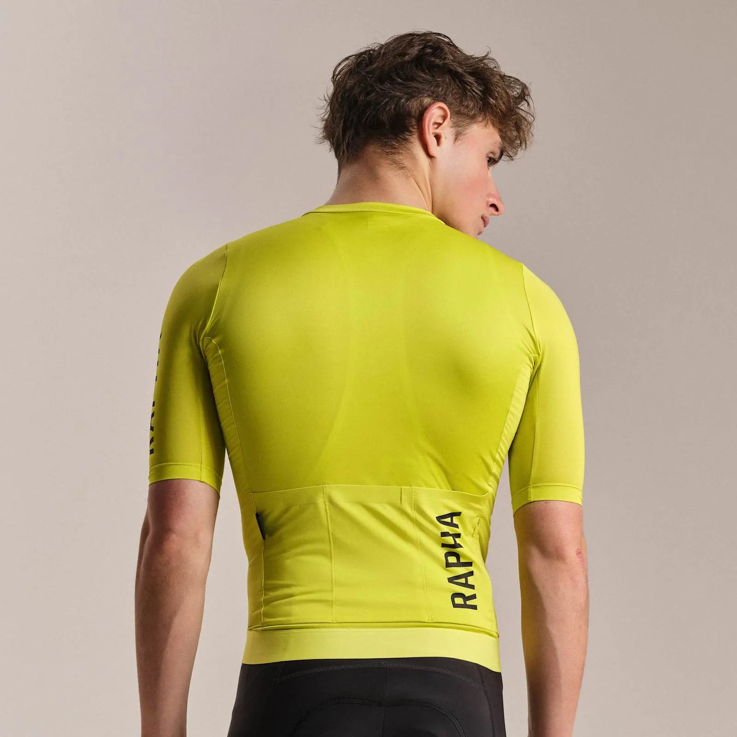 RAPHA Men's Pro Team Training Jersey III - Chartreuse/Black