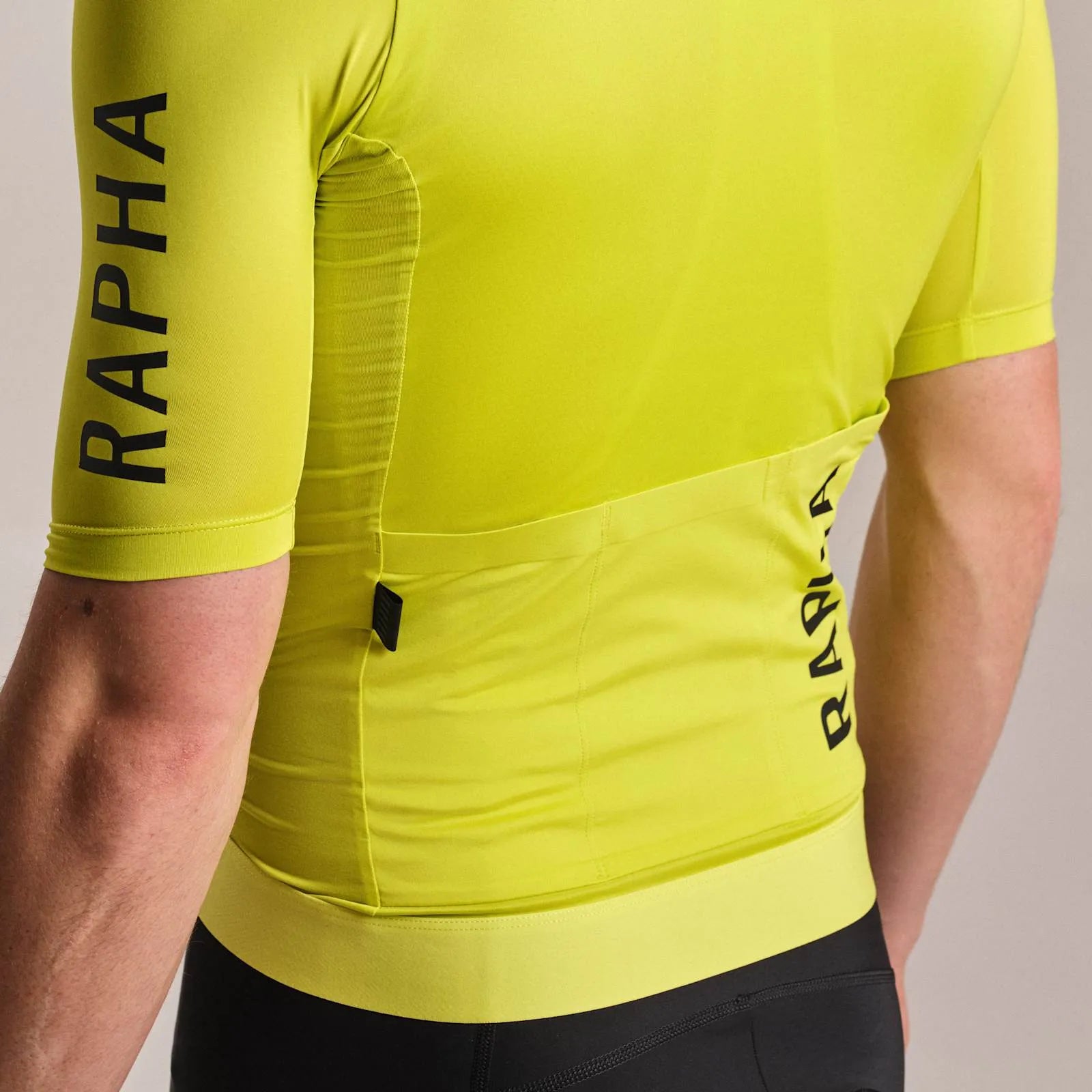 RAPHA Men's Pro Team Training Jersey III - Chartreuse/Black
