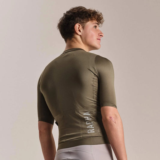 RAPHA Men's Pro Team Training Jersey III - Moss Green/Smoky Silver