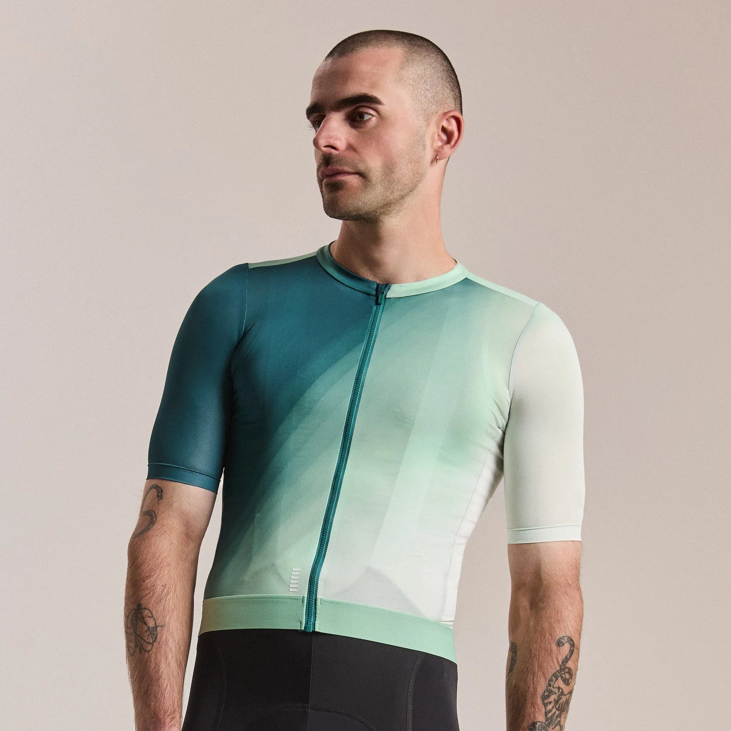 RAPHA Men's Pro Team Training Jersey III - Surface Print - Green