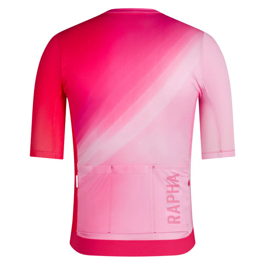 RAPHA Men's Pro Team Training Jersey III - Surface Print - Pink