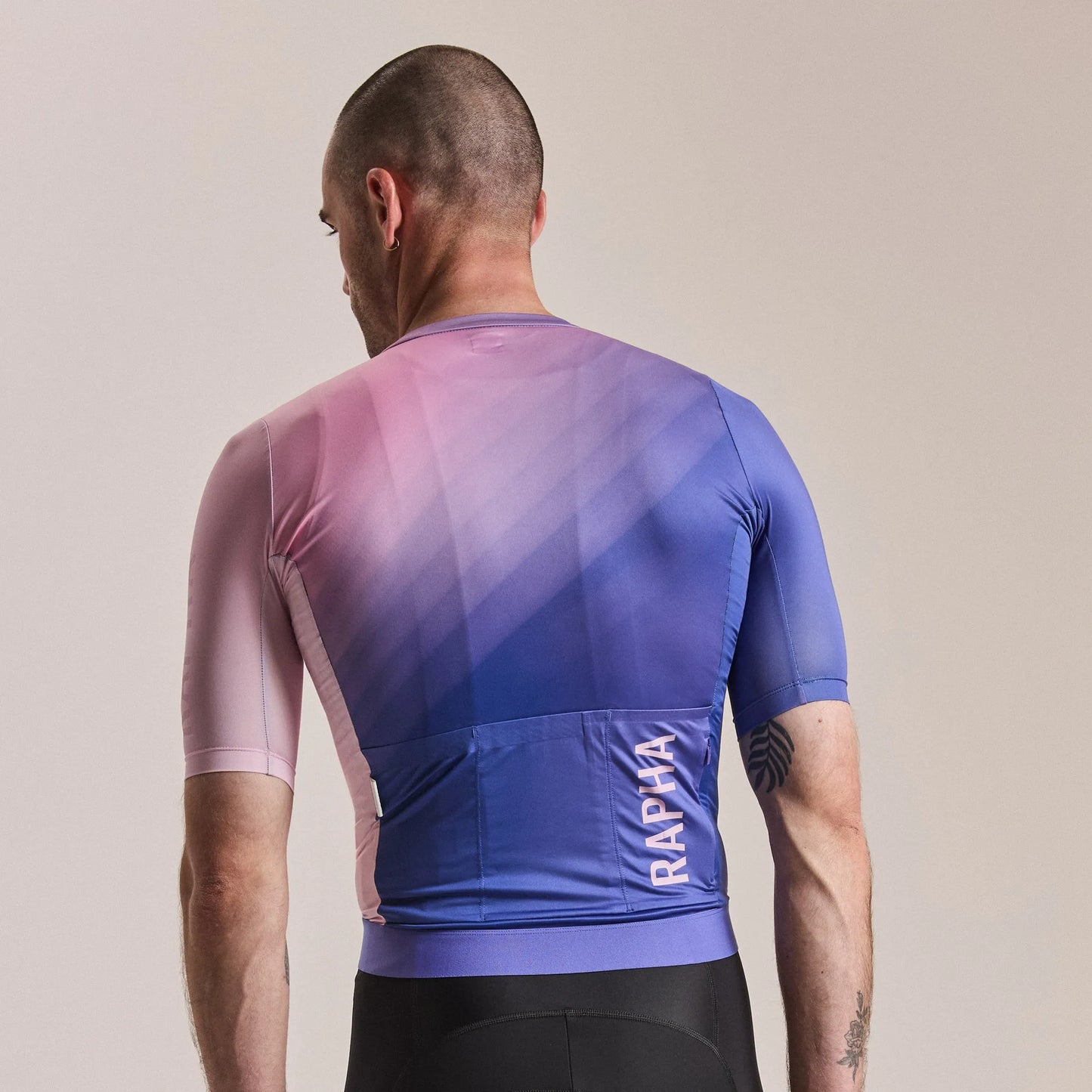 RAPHA Men's Pro Team Training Jersey III Surface Print - Blue