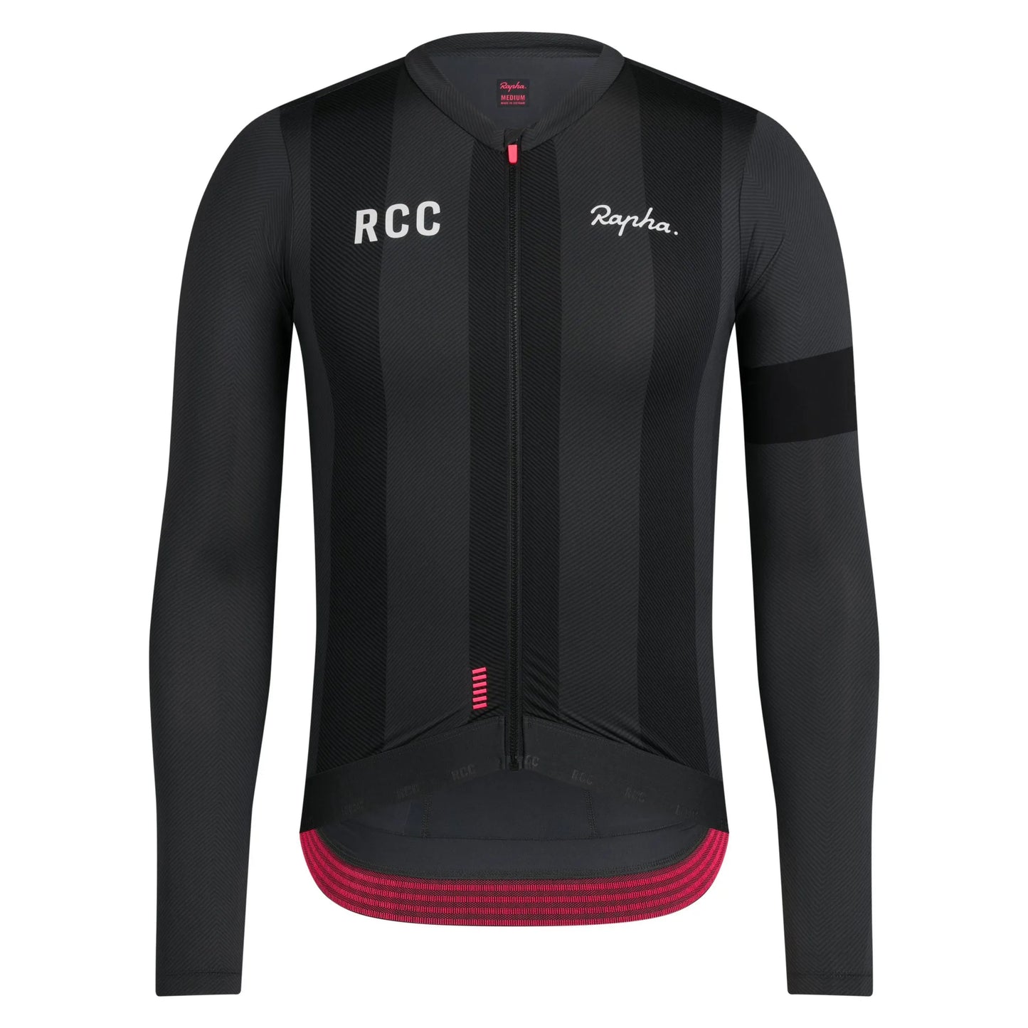 RAPHA Men's RCC Pro Team Long Sleeve Lightweight Jersey - Stealth/Black
