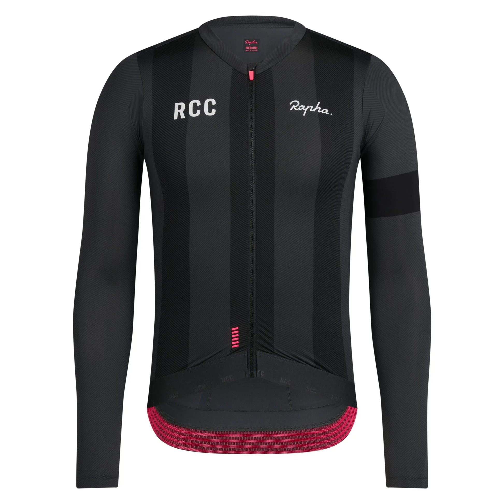 RAPHA Men's RCC Pro Team Long Sleeve Lightweight Jersey - Stealth/Black
