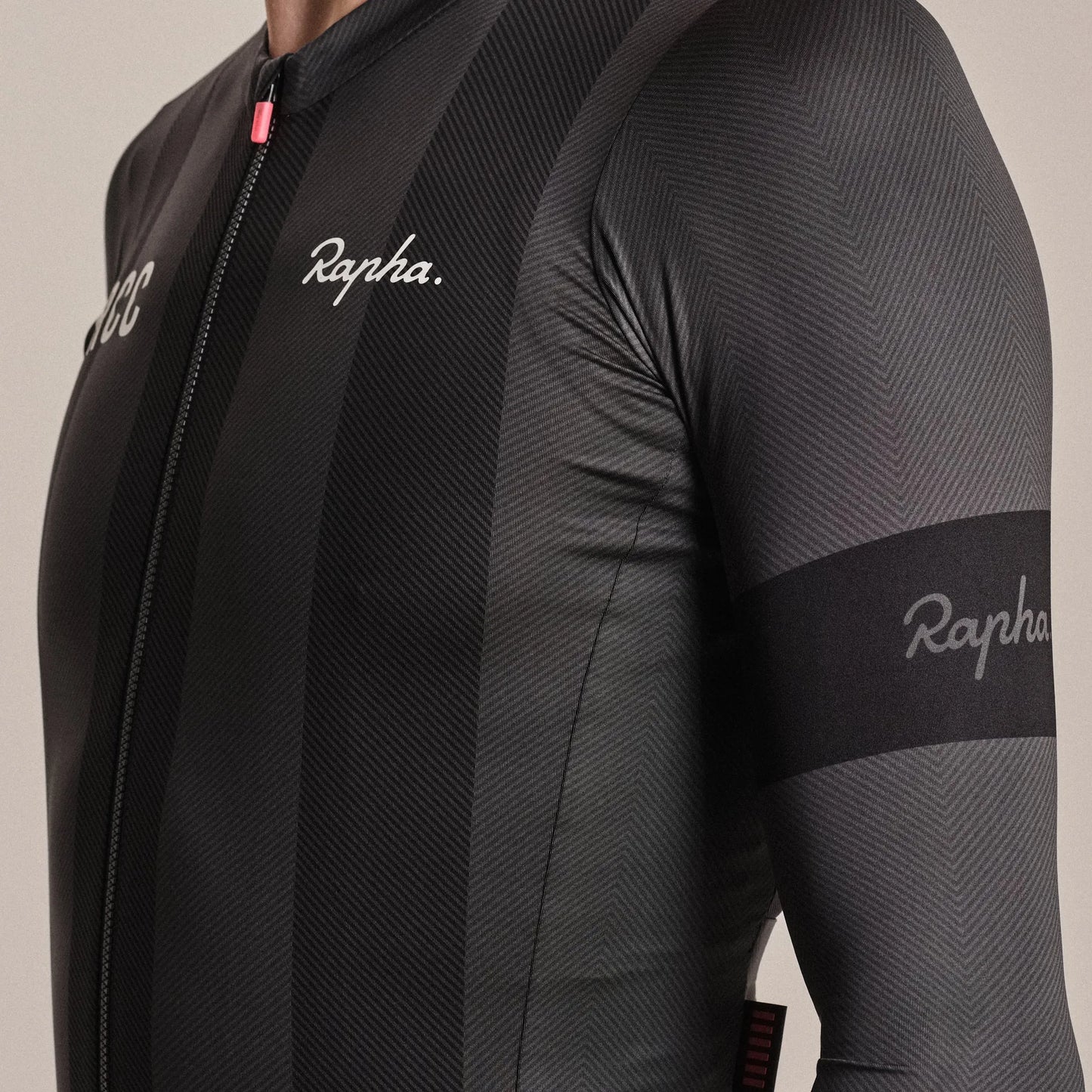 RAPHA Men's RCC Pro Team Long Sleeve Lightweight Jersey - Stealth/Black